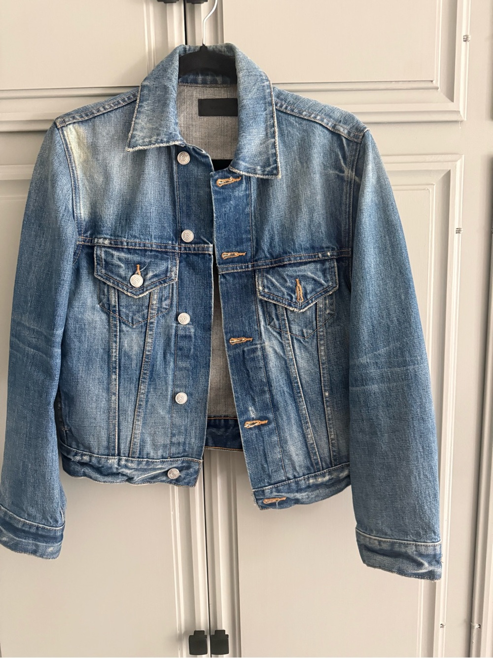 Vince Classic Light Blue Denim Jacket - Women